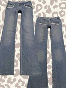 Y2K Low Rise Bootcut Denim Jeans