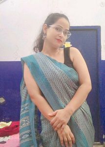 Elegant Teal Printed Saree without blouse