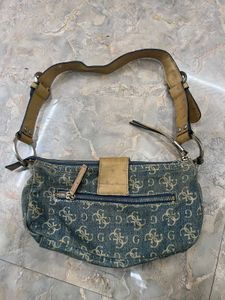 Guess Denim Shoulder Bag