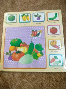Vegetable Wooden Puzzle