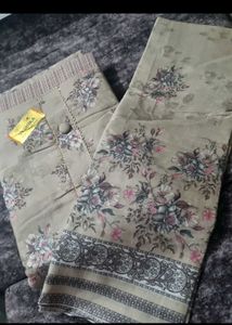 Cotton Unstitched Suit Set