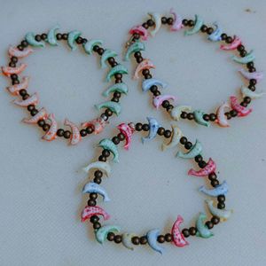 Cute Dolphin and Unicorn Bracelet Stack