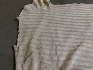 Sheer Striped Short Sleeve Top