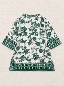 🌿 Green Floral Printed Co-ord Set