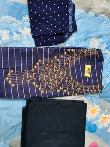 Embroidered Kurta Set with Dupatta