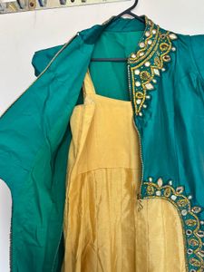 Green Jacket-style Gown