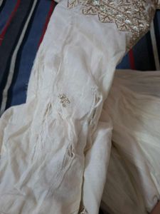 Elegant White Anarkali Suit ✨