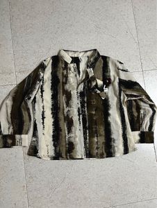 Abstract Print Long Sleeve top