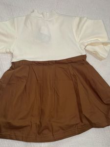 Cute Brown Jumper Dress