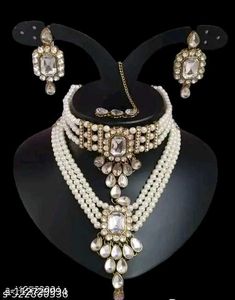 transparent beads Jewellery Set...