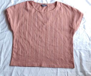 Women's Textured Peach Top
