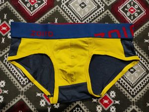 Men's "ZOIRO" Briefs - Yellow/Blue