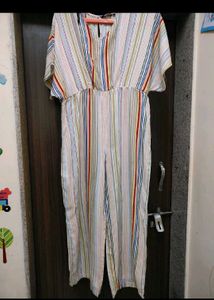 Multicolor Striped Jumpsuit