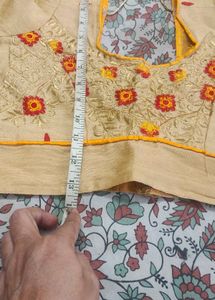 Embroidered Silk Blouse