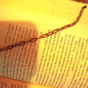 Unique Chain Necklace on Book Pages