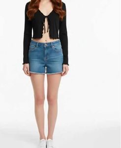 Black Tie-Front Cropped Cardigan