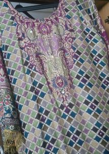 🔥Sale 🔥Pure Muslin kurti set