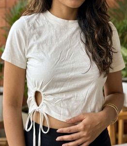 Cut-out Crop Top