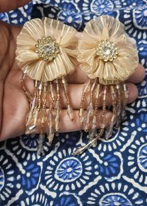 Elegant Dangle Earrings with Rhinestone