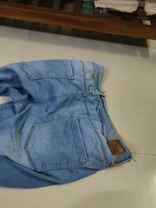 MODA RAPIDO Classic Blue Denim CAPRI