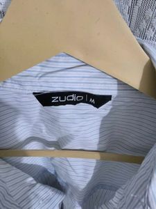 Zudio Striped Cropped Shirt