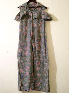 Off Shoulder Long Kurta (Women's)