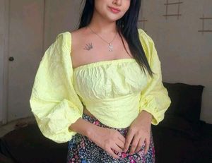 Off-Shoulder Puff Sleeve Top