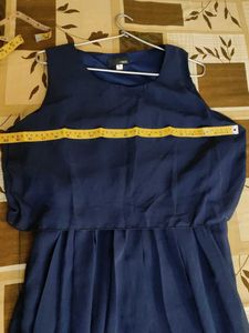 Elegant Navy Blue Maxi Dress