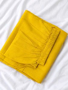 Yellow Embellished Kurta