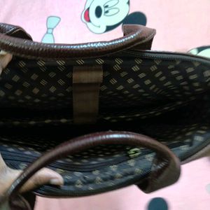 Brown Original Leather Briefcase (Office Bag)
