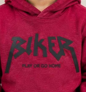 OVS Boys Cabernet Hoodie | BIKER Print