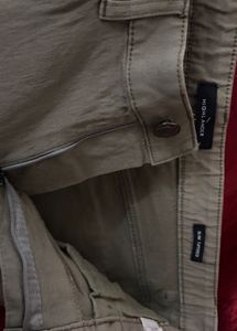 Men's Olive Green Casual Chinos HIGHLANDER