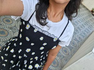 Floral Black Maxi Dress