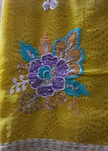 Charming Polka Dot Saree