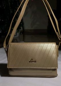 Lavie Gold Sling Bag
