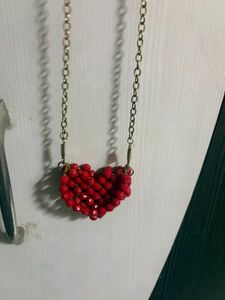Charming Red Heart Pendant bag