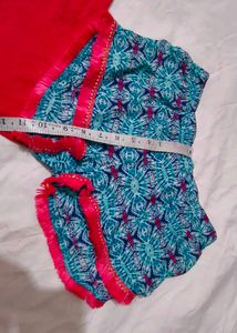 Very Cute N Beautiful Top With Shorts
