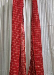 Red Checkered Dupatta