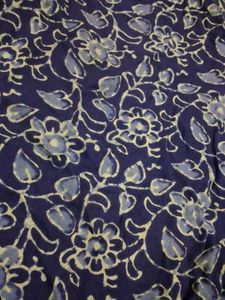 Blue Floral Print Kurta