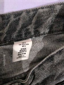 H&amp;M Distressed Denim Shorts