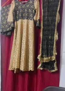 Gray Soft Kanchoi Fabric Anarkali
