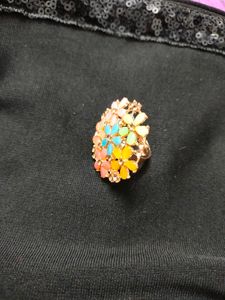 Totally New Beautiful Stone And Pearl Studded Ring