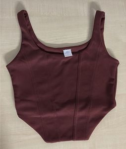 Brown Corset Top