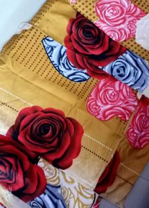 Floral Bedsheet Set With 2 Pillow Cover