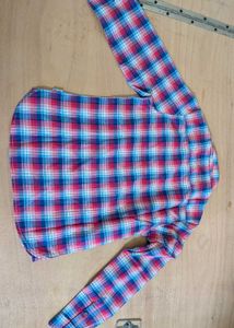 branded Plaid Long Sleeve Shirt