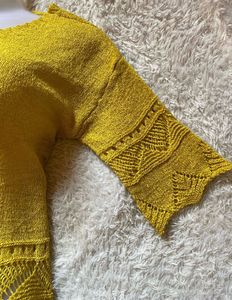 Stylish Yellow Knit Top