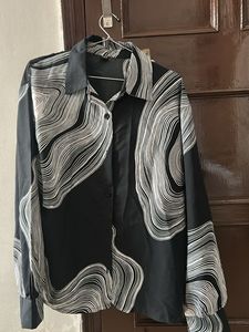 Abstract Wave Pattern Shirt
