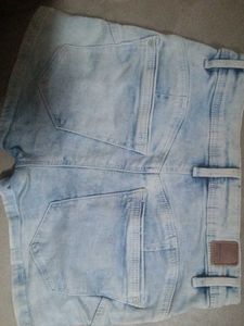 Lee Cooper blue Distressed Denim Shorts