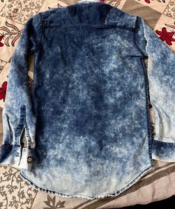 Men's Washed Denim Shirt