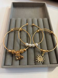 Elegant Gold Bangle Bracelet